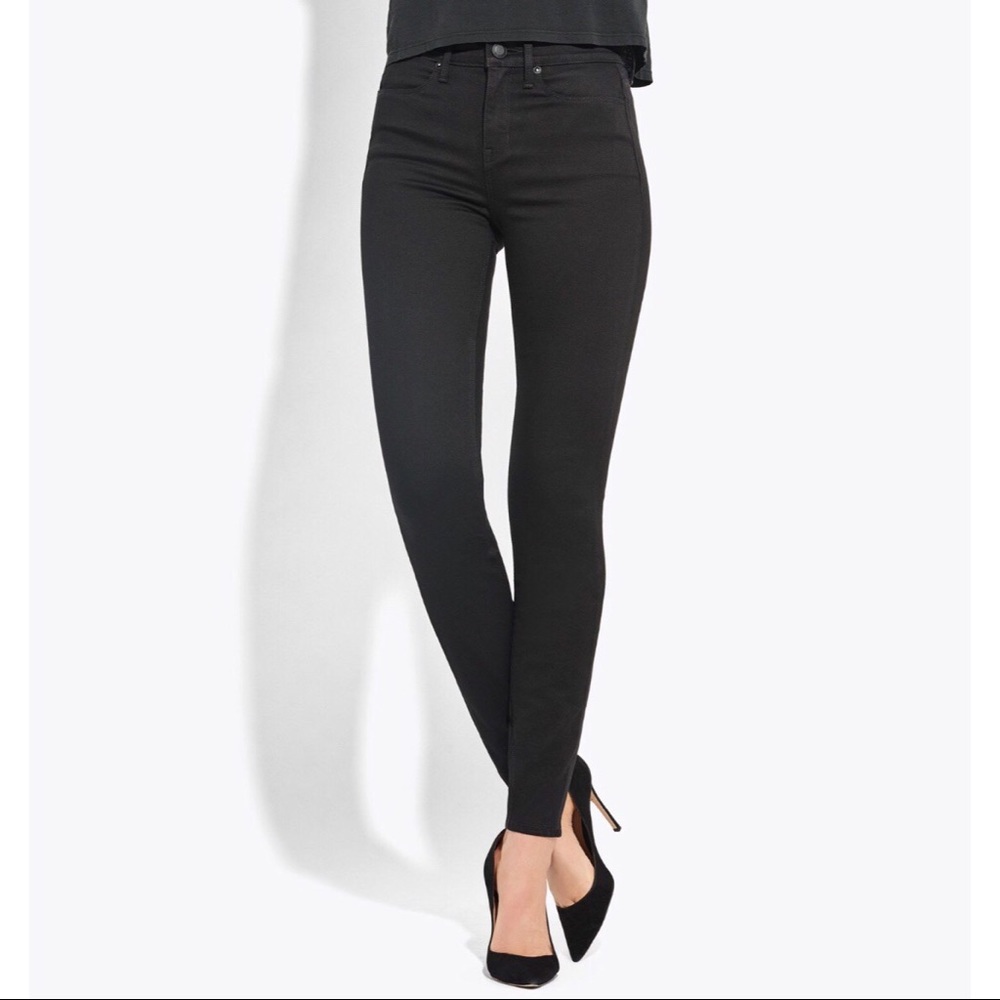 AYR High Rise Black Skinny Jeans